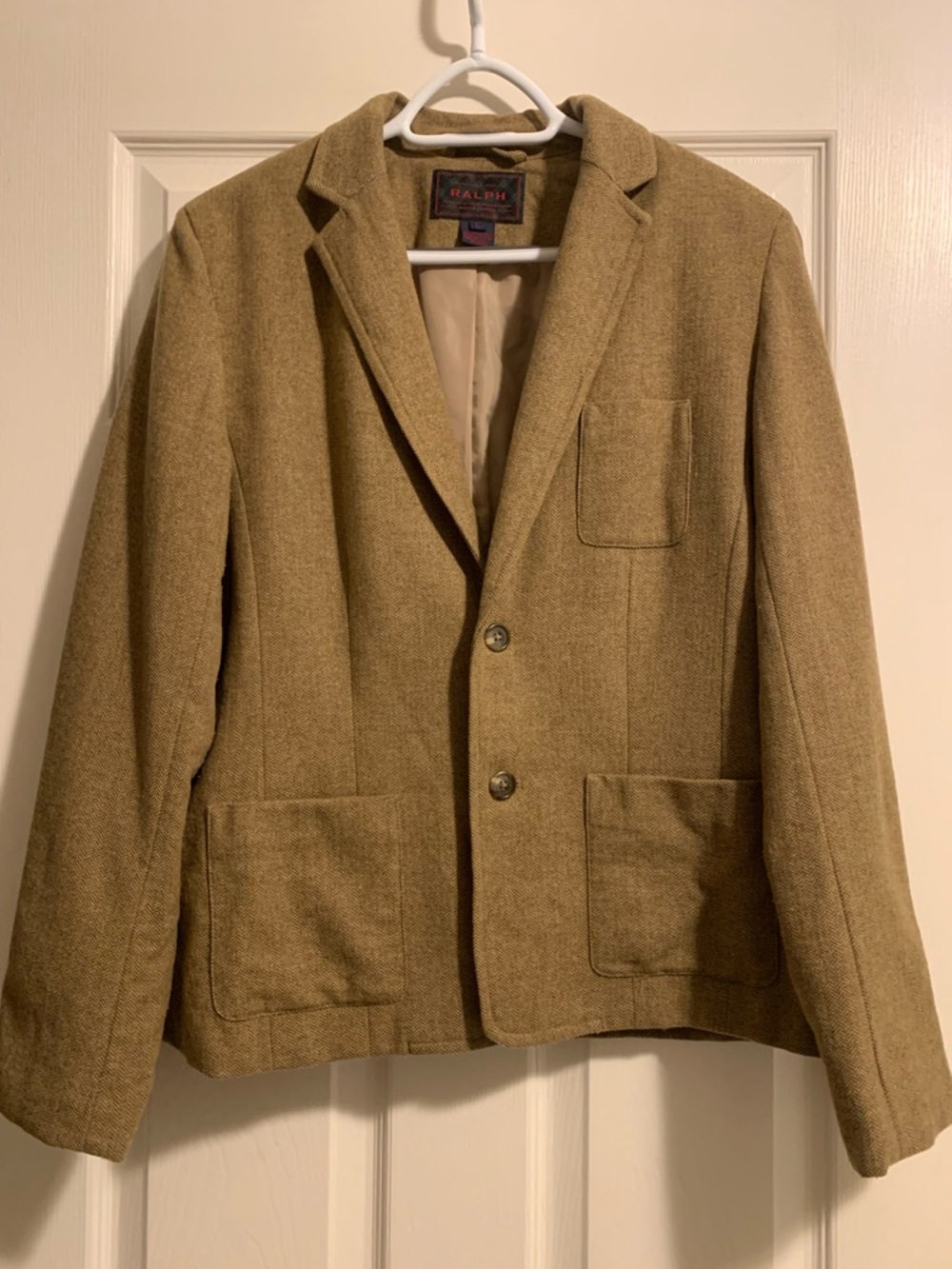 Ralph Lauren Camel Wool-Blend Blazer